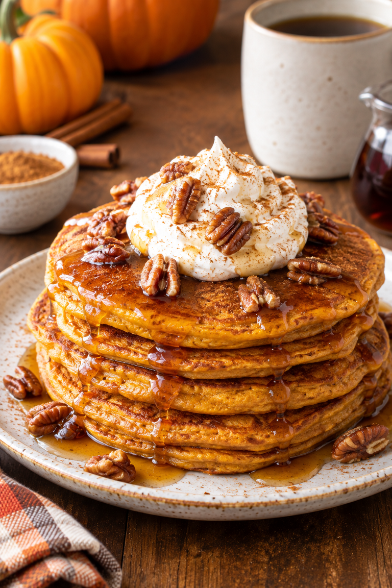 Pumpkin Pancakes: Fluffy, Cozy, and Perfect for Fall Mornings
