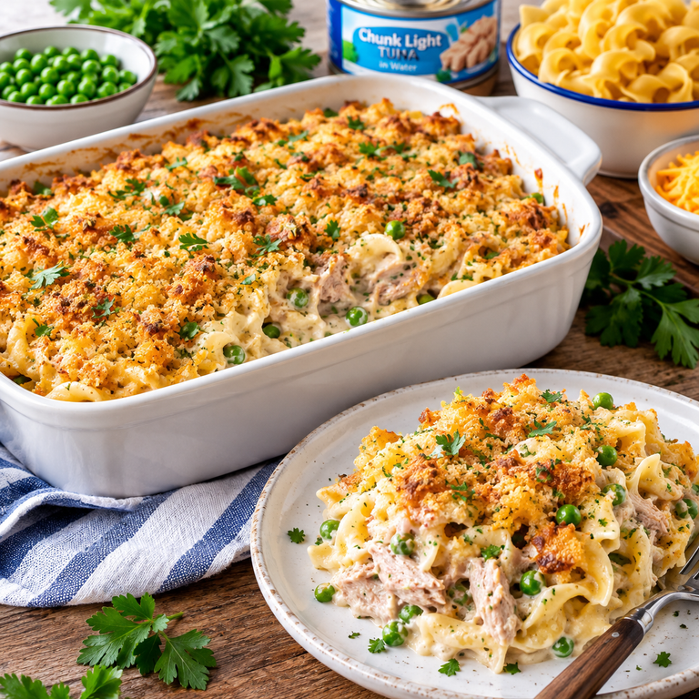 Easy Tuna Noodle Casserole – A Classic Family Favorite
