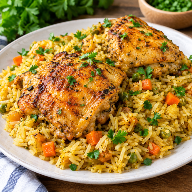 Chicken & Rice – Easy, Cozy & Delicious One-Pan Dinner
