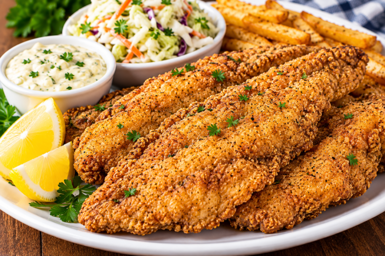 Crispy Fried Flounder: A Golden, Crunchy Seafood Favorite