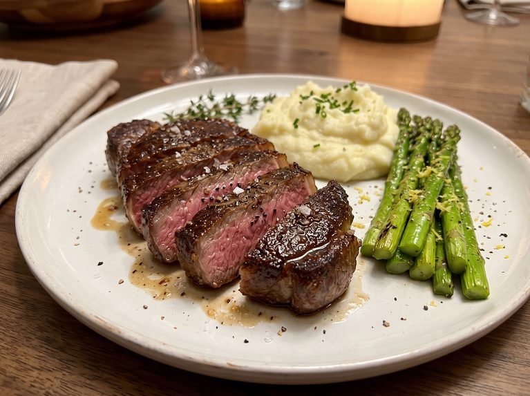 The Ultimate Pan-Seared Garlic Butter Steak Recipe