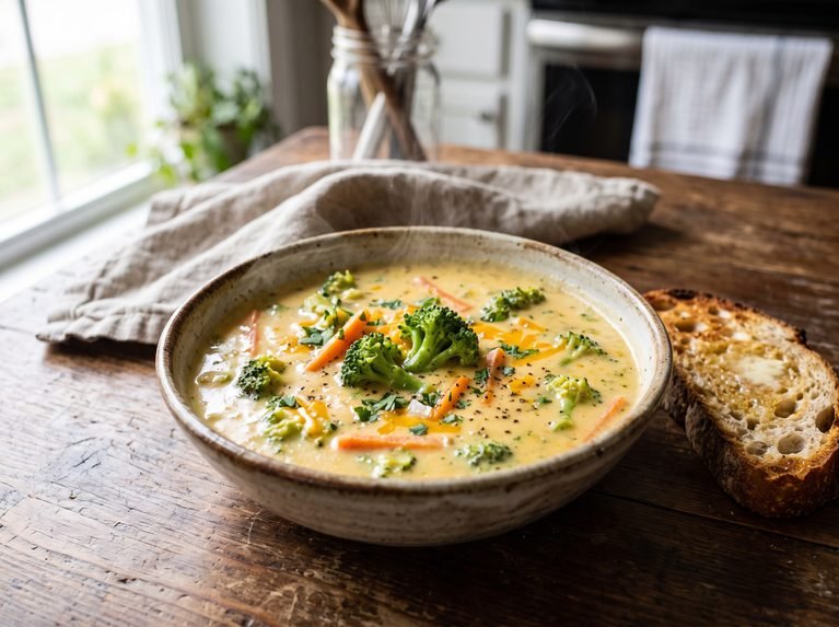 The Ultimate Broccoli Cheddar Soup