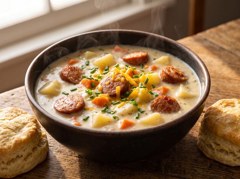 Creamy Smoked Sausage and Potato Soup