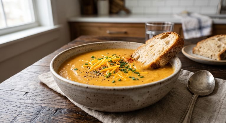 The Ultimate Homemade Cheddar Cheese Soup Recipe