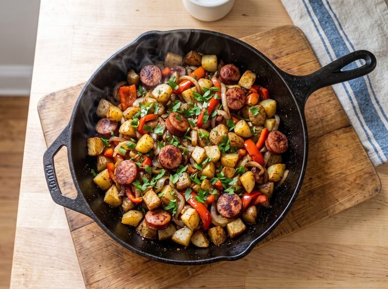 Easy One-Pan Sausage and Potatoes