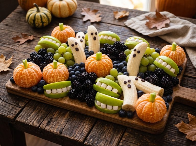 How to Make the Ultimate Spooky Halloween Fruit Tray