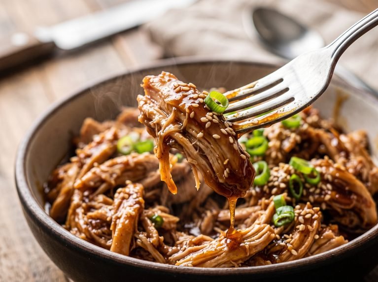 Easy Dinner Recipes: Crockpot Honey Garlic Chicken