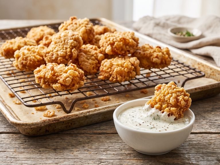 The Ultimate Crispy Keto Chicken Nuggets