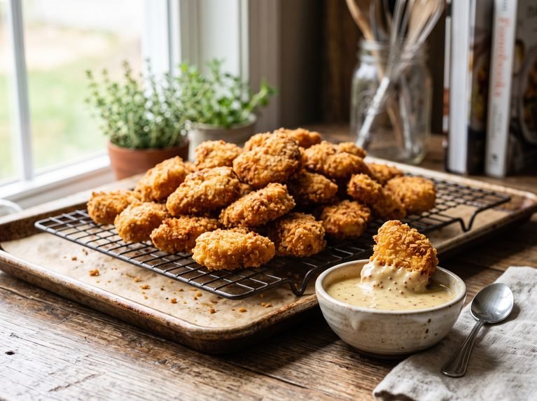 The Ultimate Crispy Homemade Chicken Nuggets